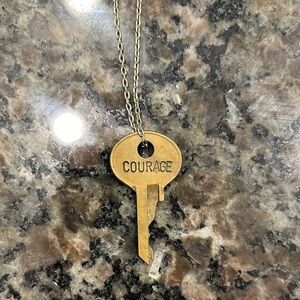The Giving Keys courage necklace